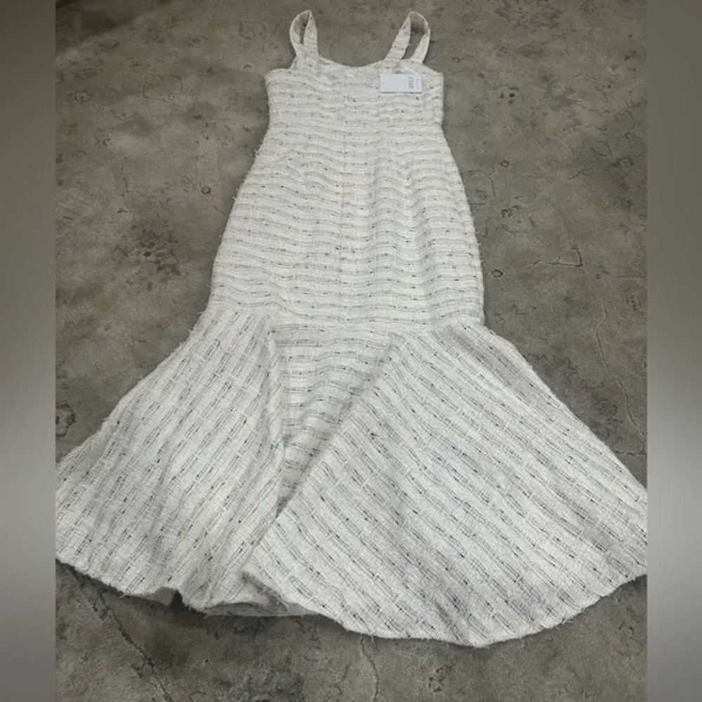MISA LOS ANGELES Elke Dress in Winter White Size Medium NWT $540 - Picture 7 of 12